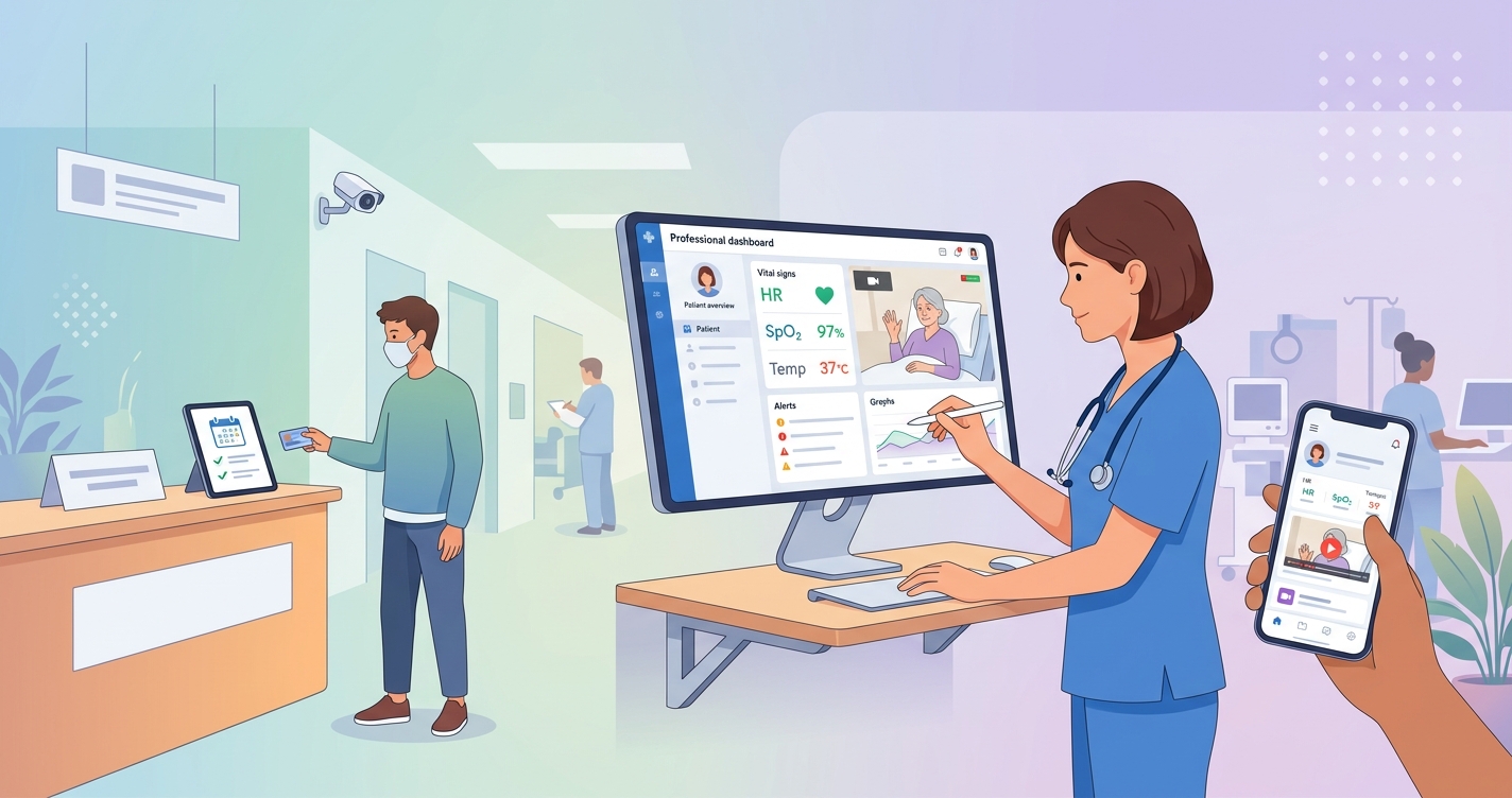 The Clinical Workflow for Camera-Based Remote Patient Monitoring