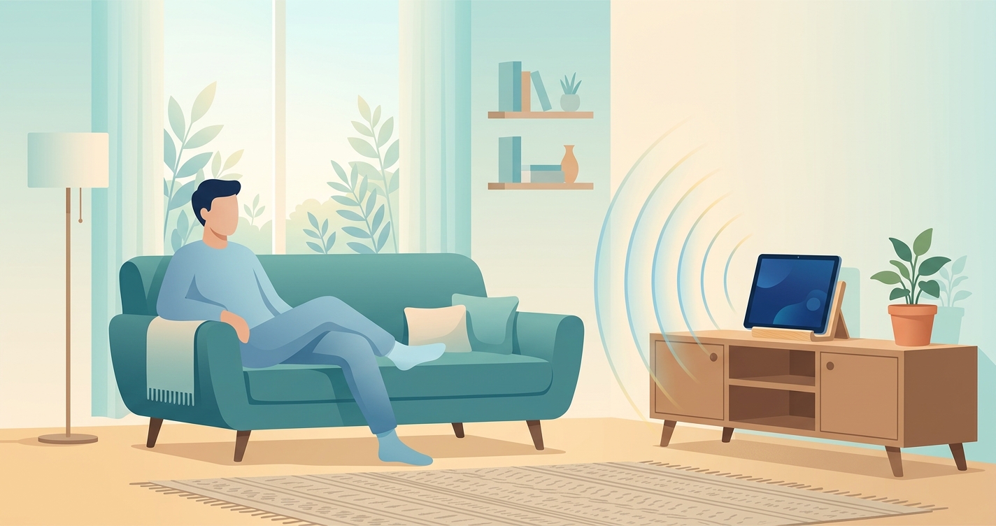 How do hospitals keep an eye on patients at home without sending out lots of gadgets?